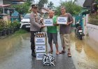 Kasat Binmas Polres Solok Kota Salurkan Bantuan Sembako untuk Warga Terdampak Banjir